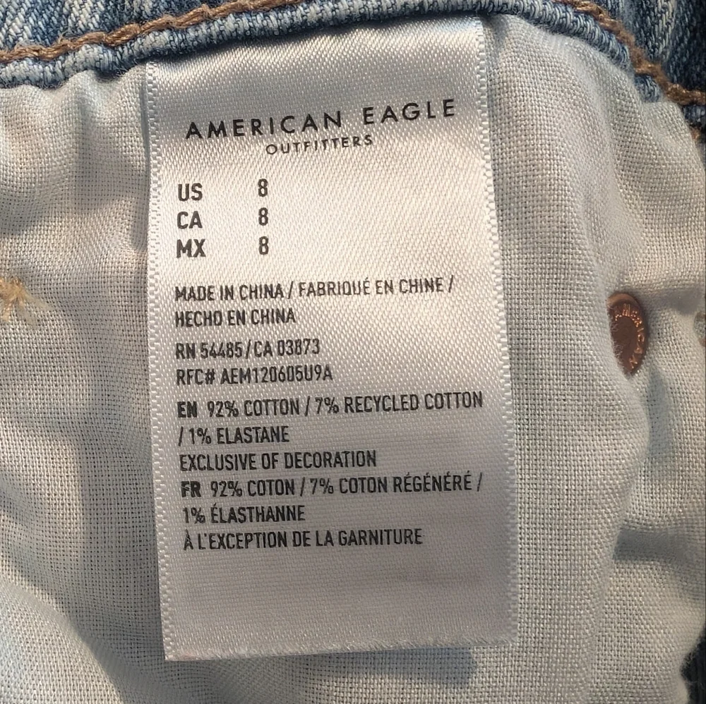 ✨ 5 For $50 American Eagle 90s High Waisted Mini Skirt Size 8 - Picture 6 of 7